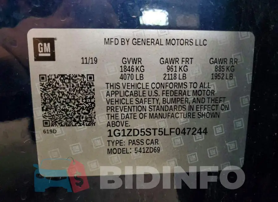 1G1ZD5ST5LF047244 Photo# 12