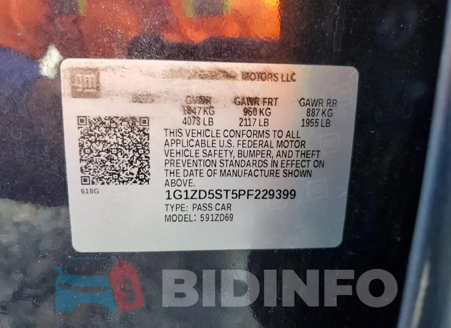 1G1ZD5ST5PF229399 Photo# 12