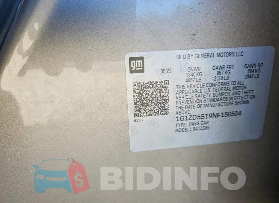 1G1ZD5ST9NF156504 Photo# 12