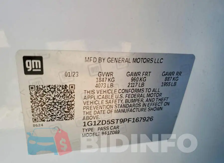 1G1ZD5ST9PF167926 Photo# 12