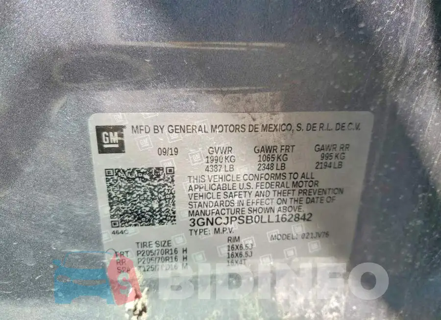 3GNCJPSB0LL162842 Photo# 12