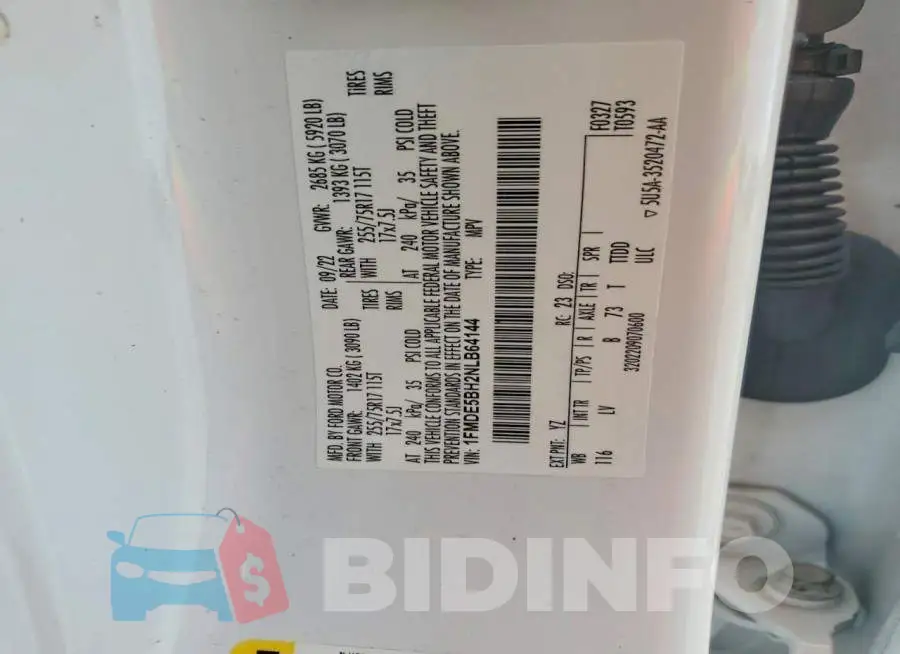 1FMDE5BH2NLB64144 Photo# 12