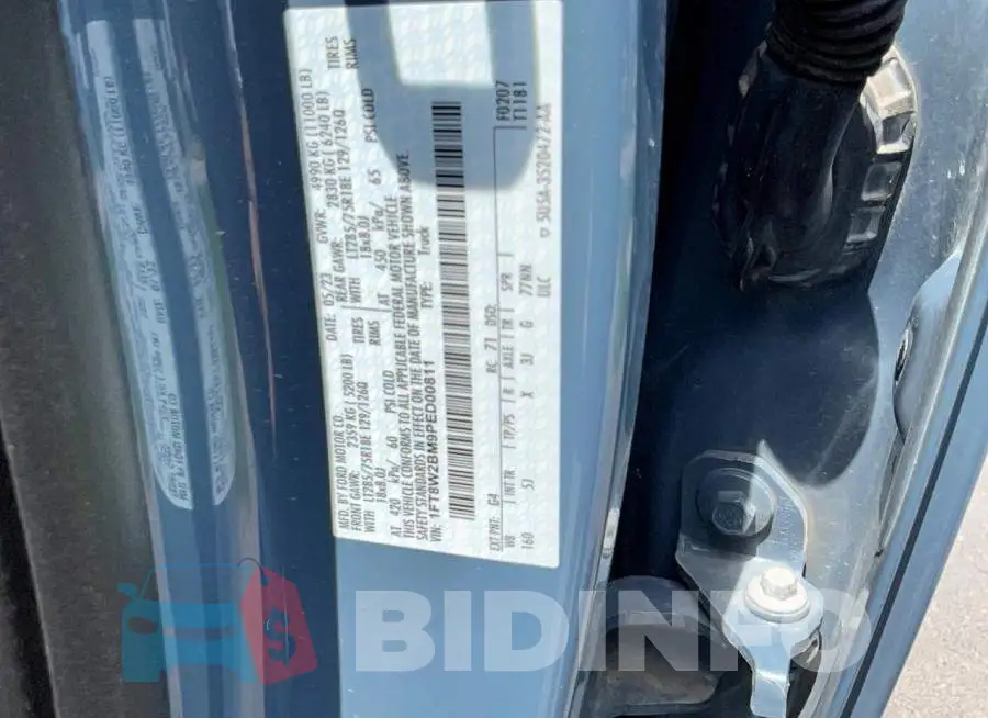 1FT8W2BM9PED00811 Photo# 10