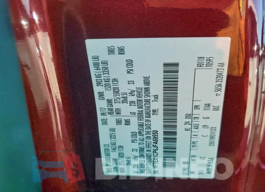 1FTEX1CP6JFA69550 Photo# 12