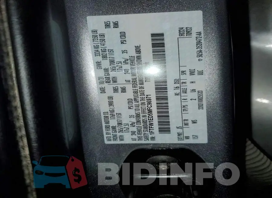 1FTFW1ED5MFC96971 Photo# 12