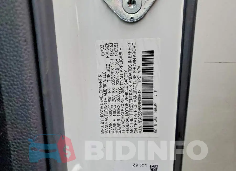 7FARS6H56RE009812 Photo# 13