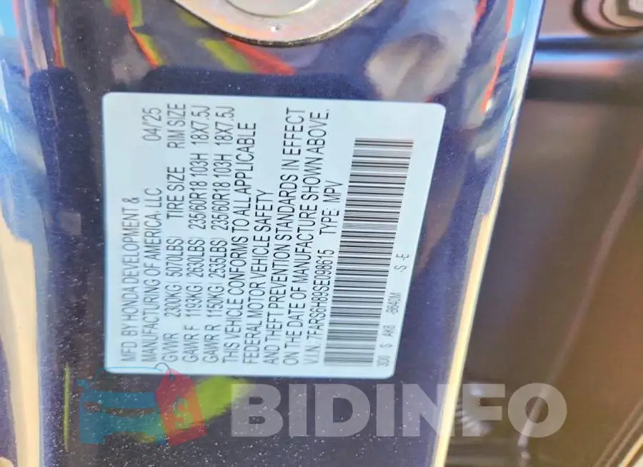 7FARS6H89SE098615 Photo# 13