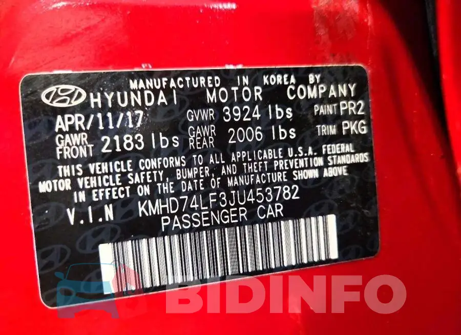 KMHD74LF3JU453782 Photo# 12