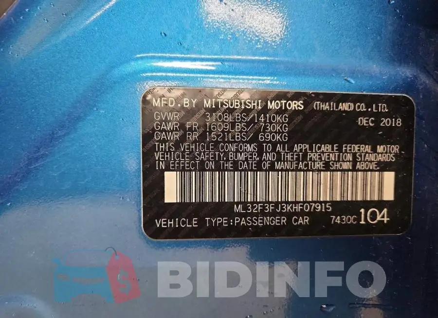 ML32F3FJ3KHF07915 Photo# 13