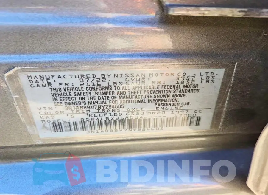 3N1AB8BV7NY284605 Photo# 13