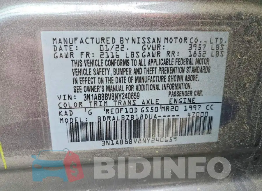 3N1AB8BV8NY240659 Photo# 12