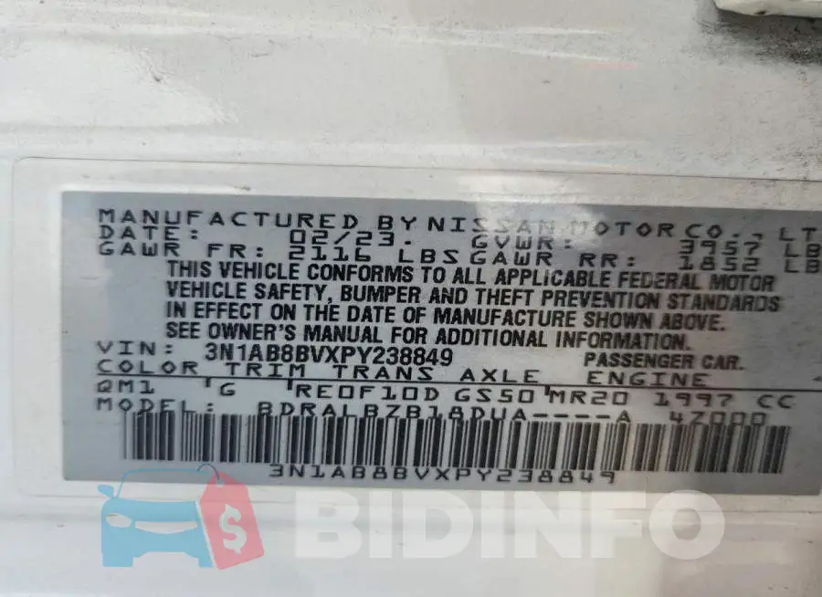 3N1AB8BVXPY238849 Photo# 12