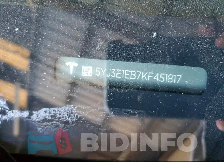 5YJ3E1EB7KF451817 Photo# 12