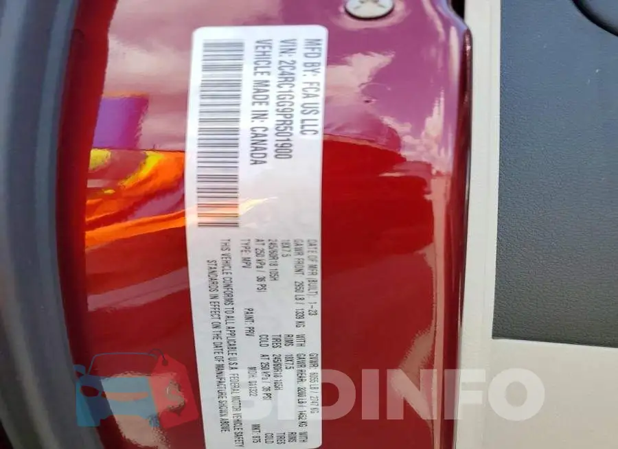 2C4RC1GG9PR501900 Photo# 14
