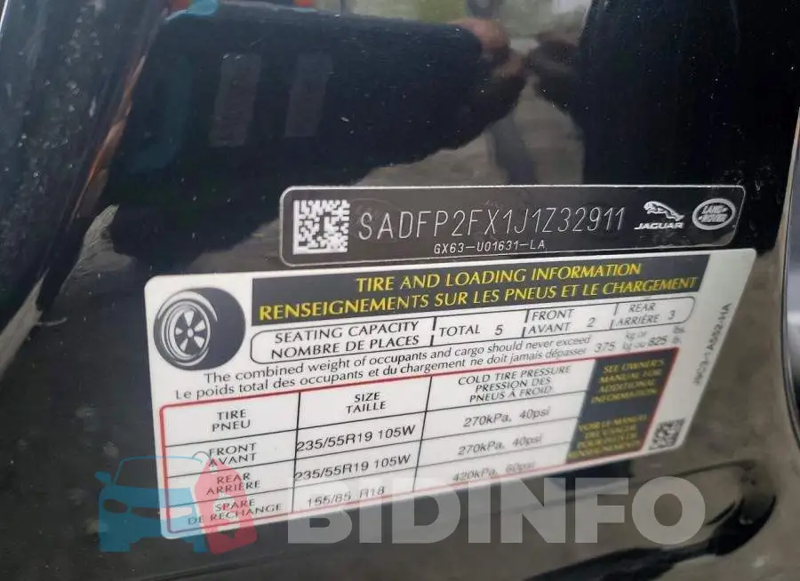 SADFP2FX1J1Z32911 Photo# 13