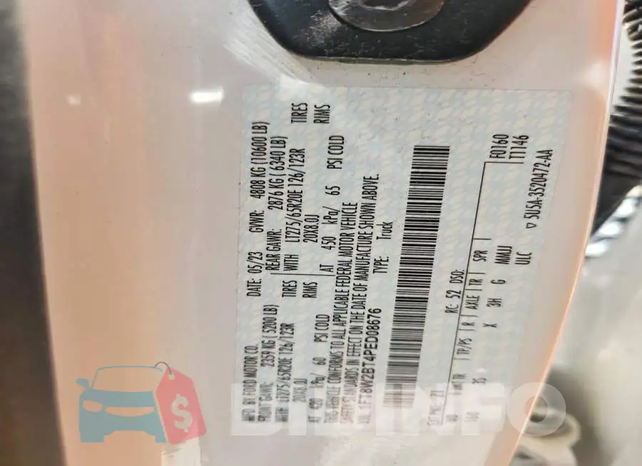 1FT8W2BT4PED08676 Photo# 12