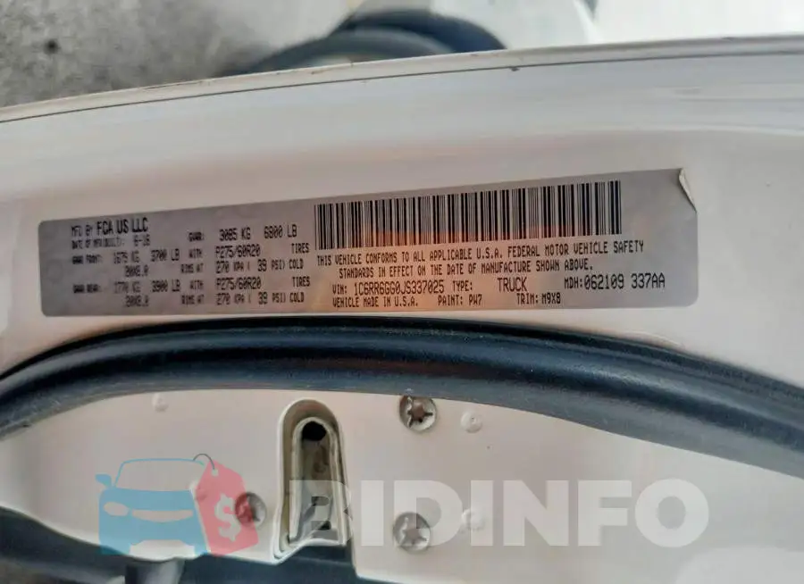 1C6RR6GG0JS337025 Photo# 12