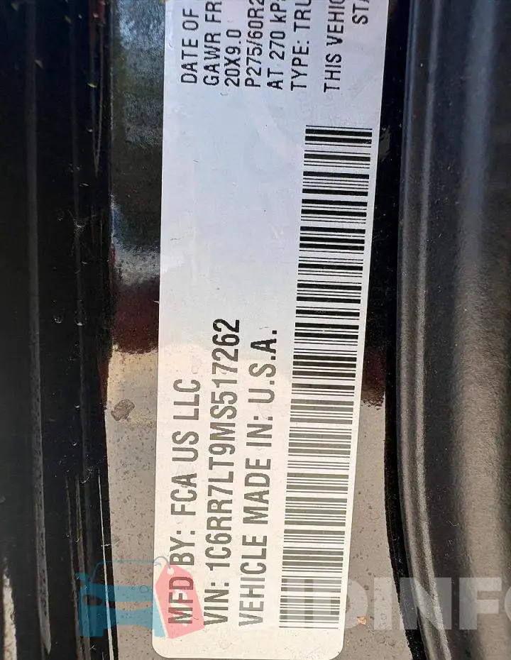 1C6RR7LT9MS517262 Photo# 10