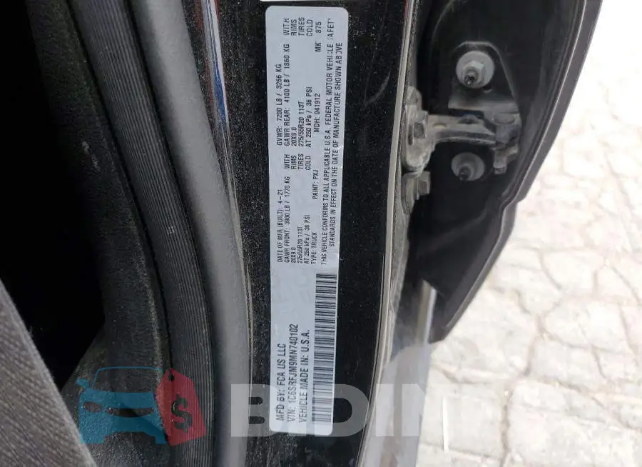 1C6SRFJM9MN740102 Photo# 12
