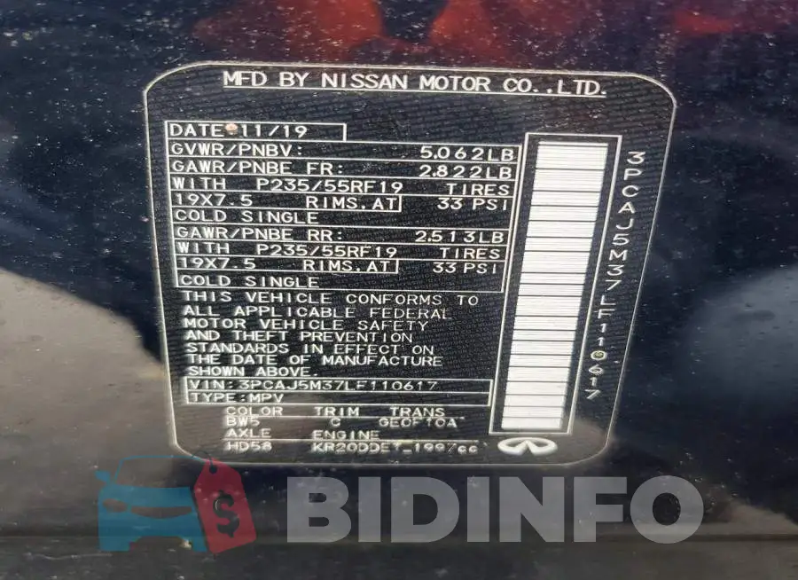 3PCAJ5M37LF110617 Photo# 13