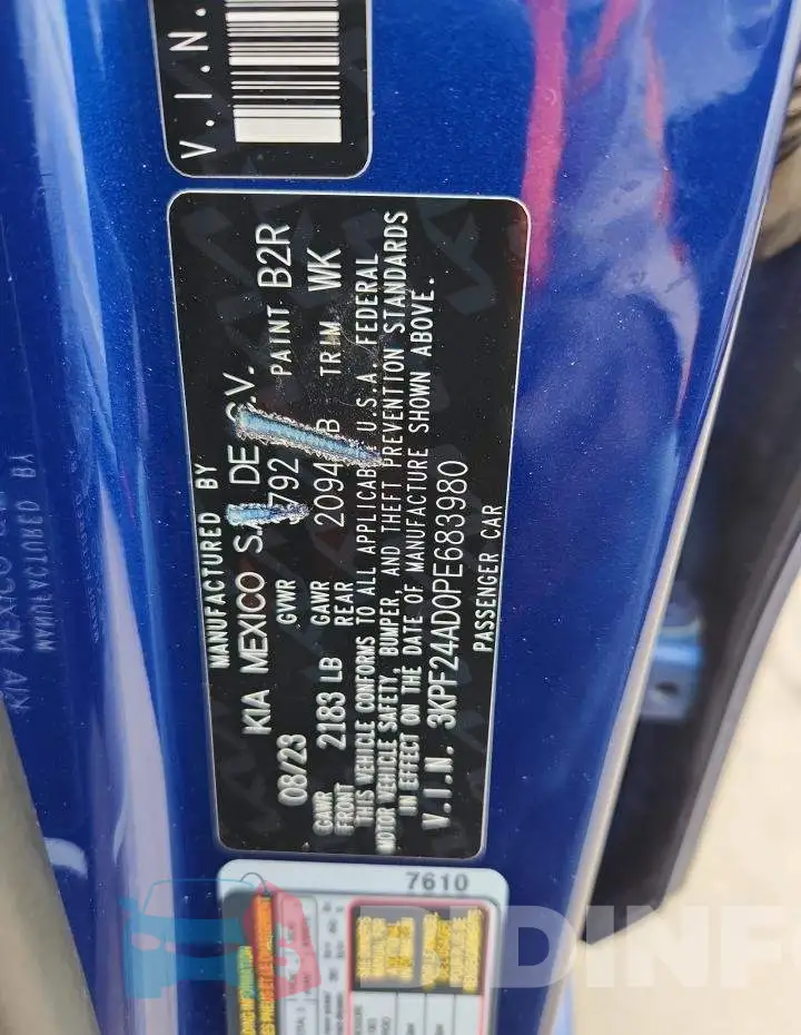 3KPF24AD0PE683980 Photo# 12