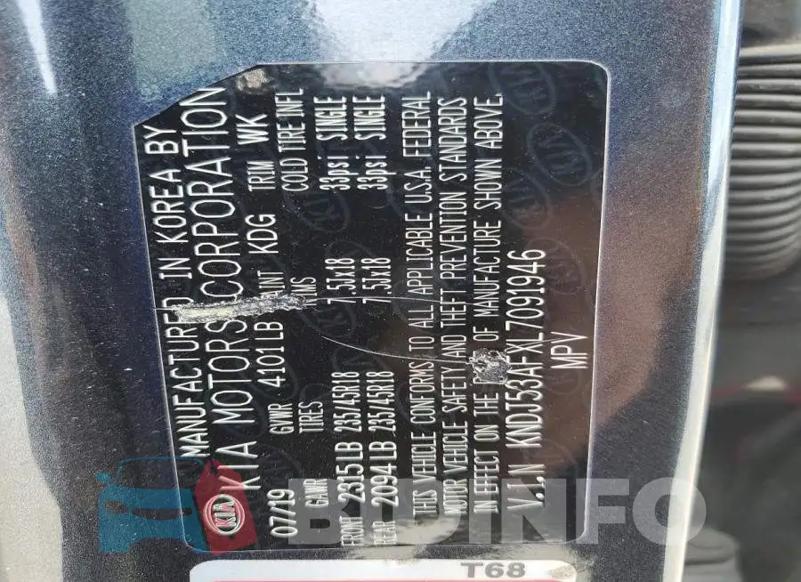 KNDJ53AFXL7091946 Photo# 12