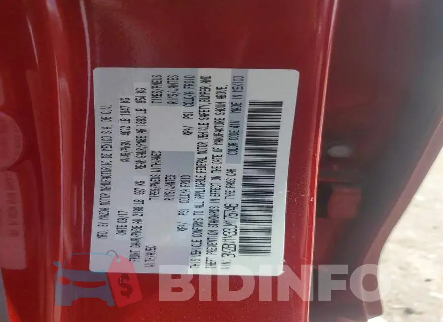 3MZBN1M33JM175746 Photo# 12