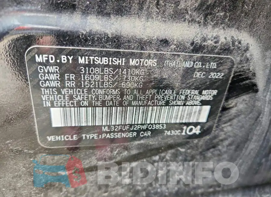 ML32FUFJ2PHF03853 Photo# 12