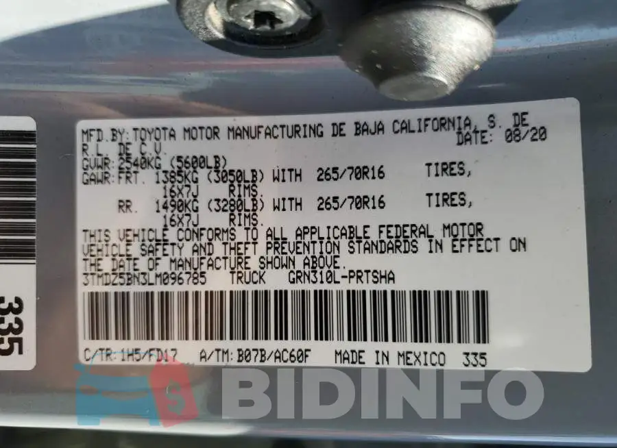 3TMDZ5BN3LM096785 Photo# 12