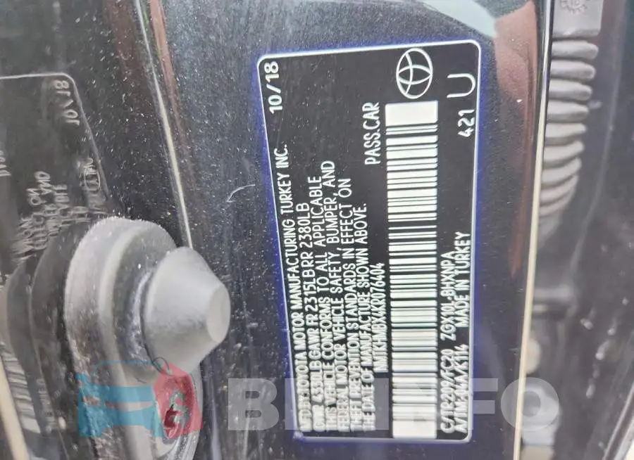 NMTKHMBX4KR076404 Photo# 14