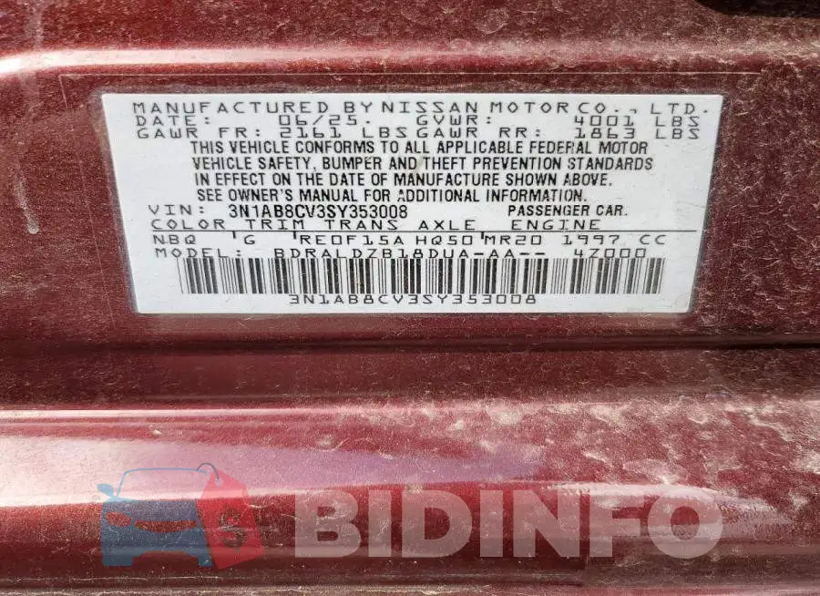 3N1AB8CV3SY353008 Photo# 12