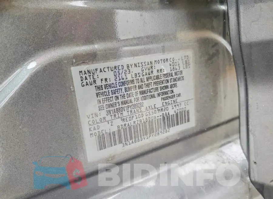 3N1AB8DV1PY289282 Photo# 12