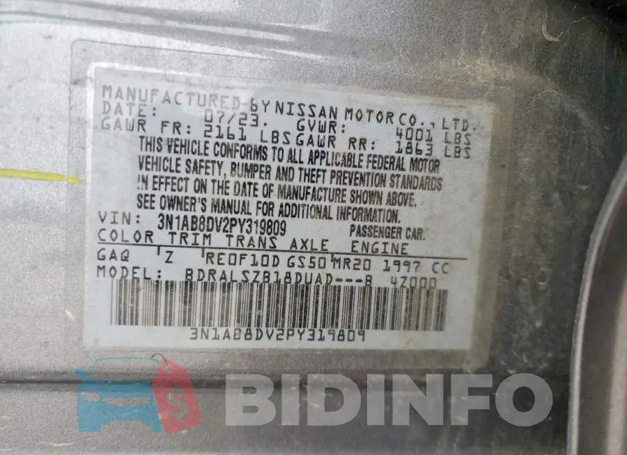 3N1AB8DV2PY319809 Photo# 13