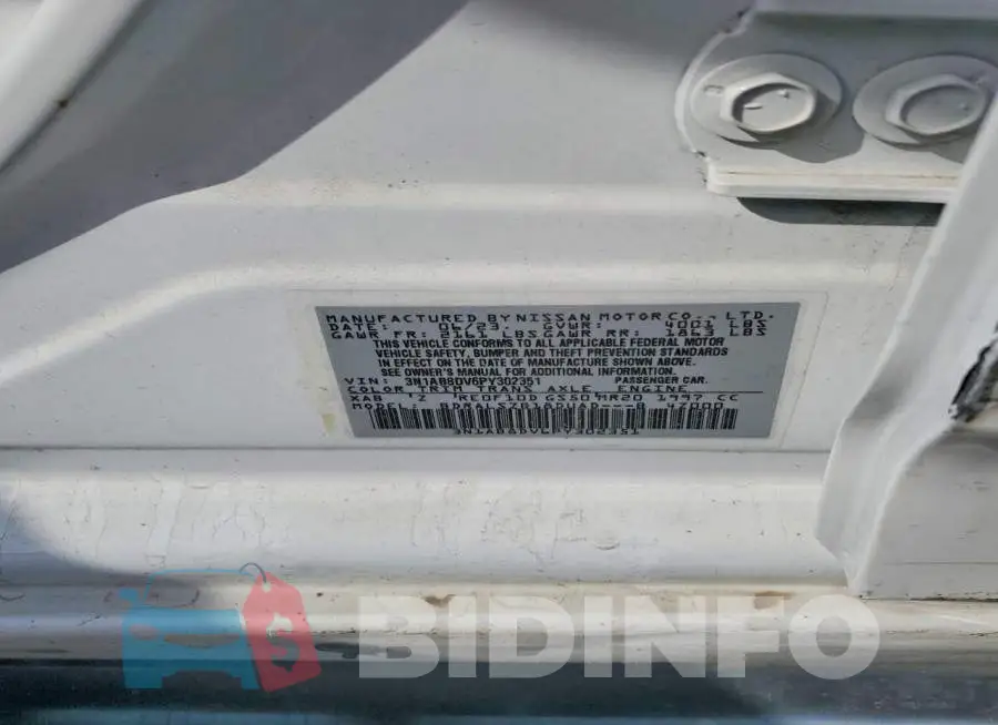 3N1AB8DV6PY302351 Photo# 13