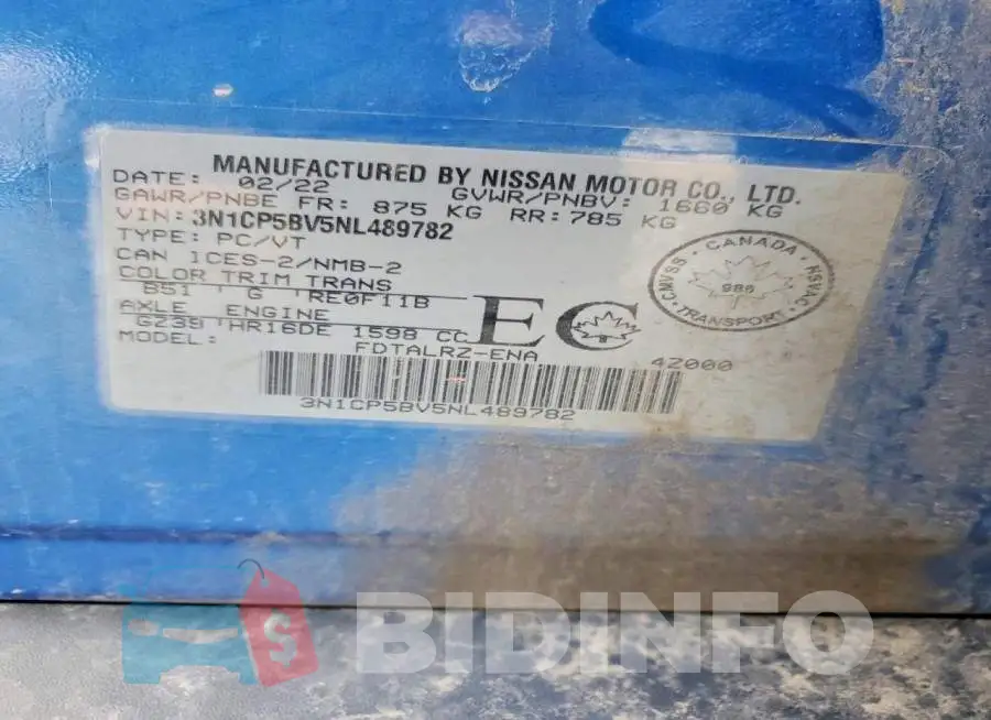 3N1CP5BV5NL489782 Photo# 14