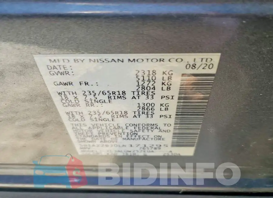 5N1AZ2BJ0LN171295 Photo# 12