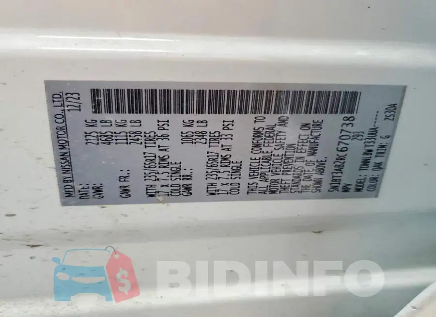 5N1BT3AB2RC670738 Photo# 13