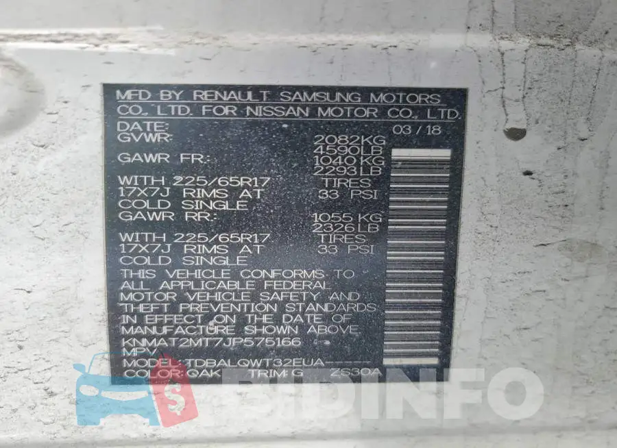 KNMAT2MT7JP575166 Photo# 13