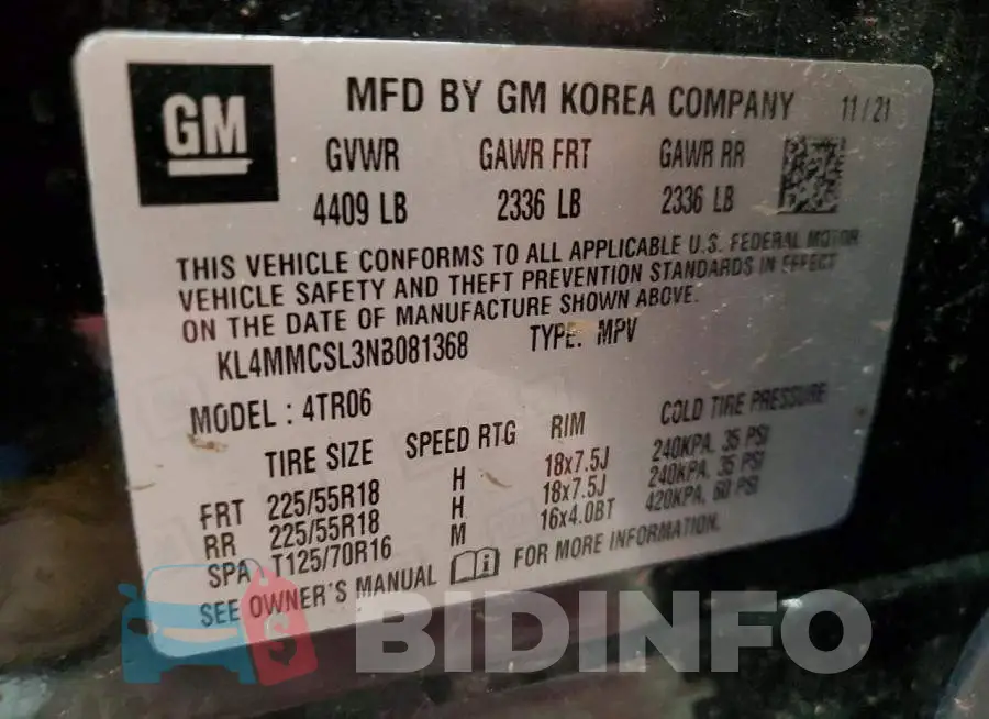 KL4MMCSL3NB081368 Photo# 13