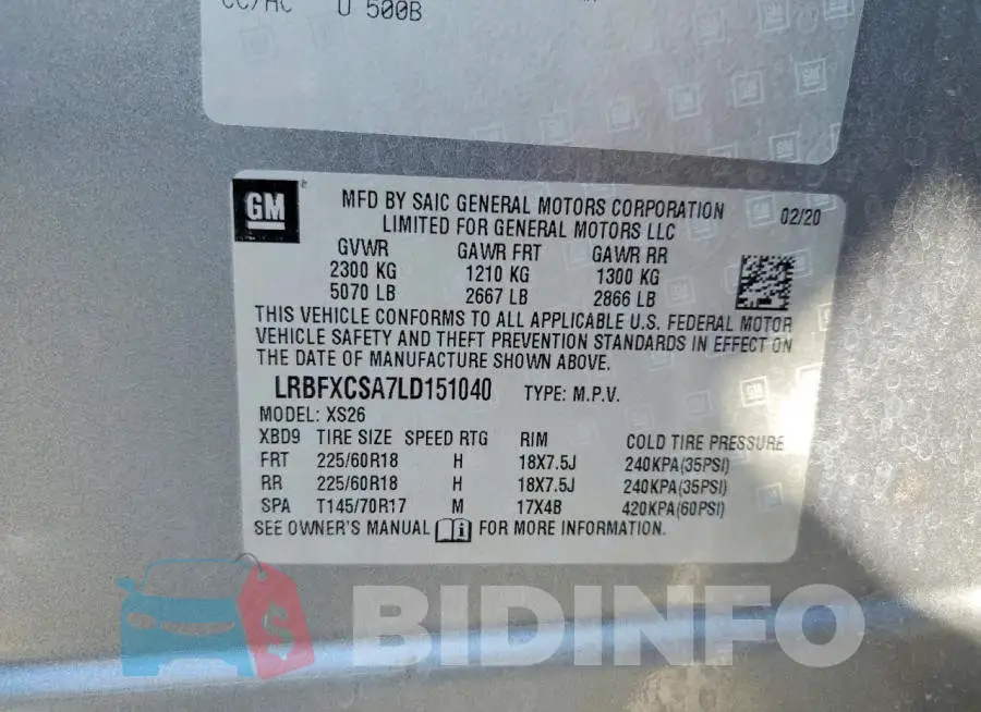 LRBFXCSA7LD151040 Photo# 14