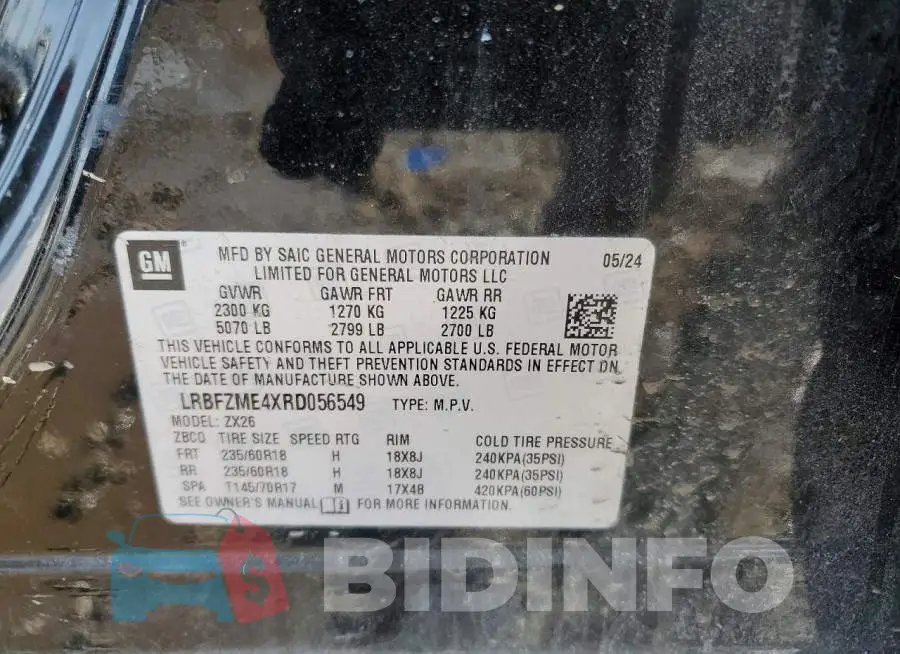LRBFZME4XRD056549 Photo# 13