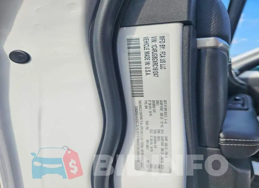 1C4RJGBGXRC161247 Photo# 13