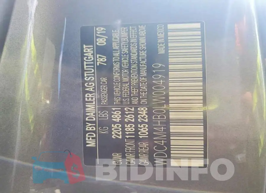 WDC4M4HB0LW004919 Photo# 13