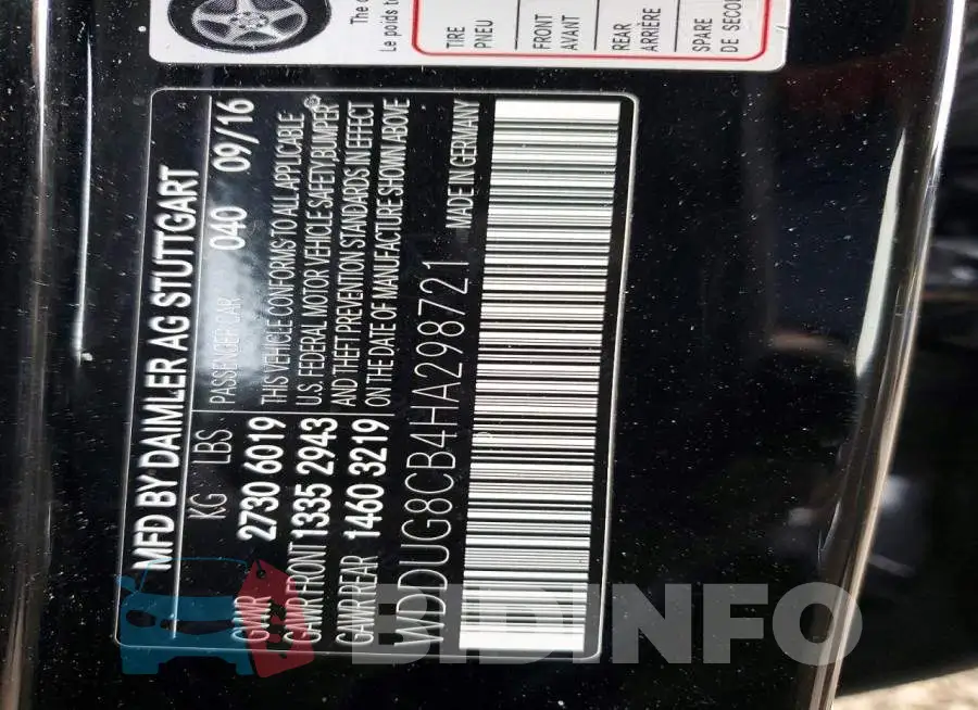 WDDUG8CB4HA298721 Photo# 12