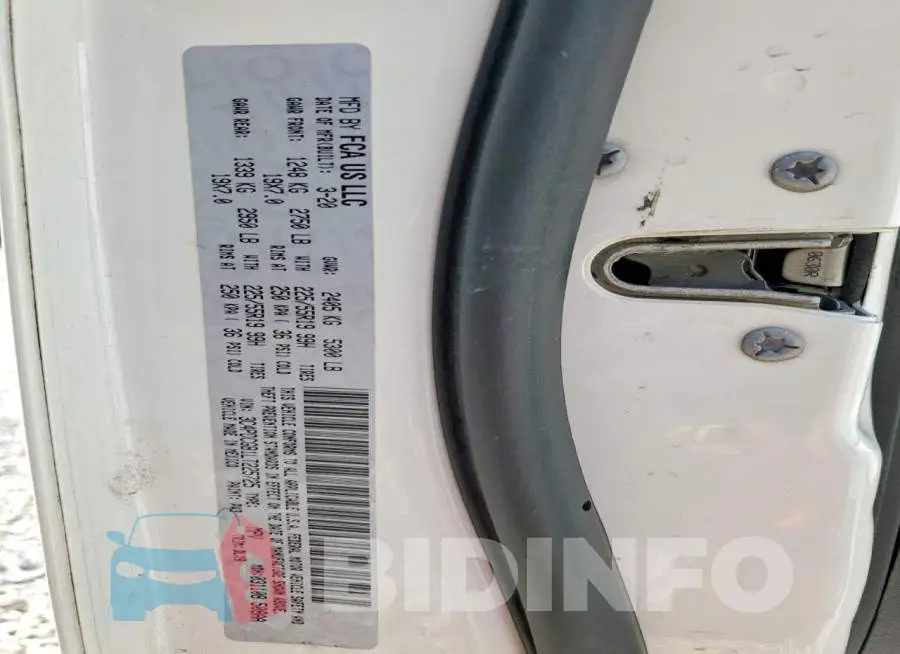 3C4PDCGB1LT225725 Photo# 13