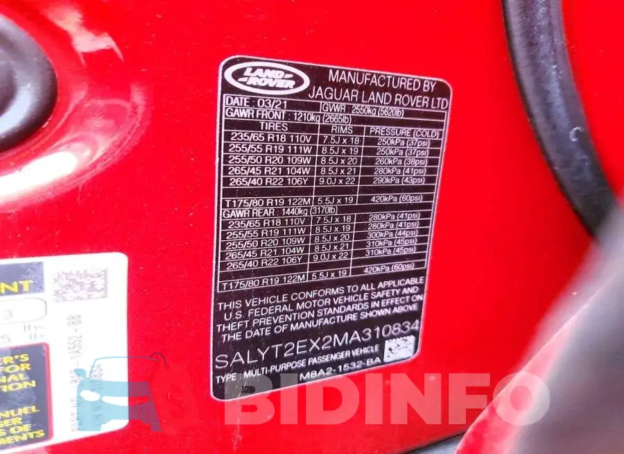 SALYT2EX2MA310834 Photo# 14