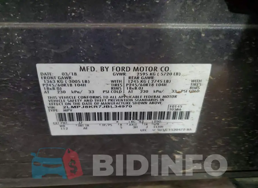 2LMPJ8KR7JBL34970 Photo# 12