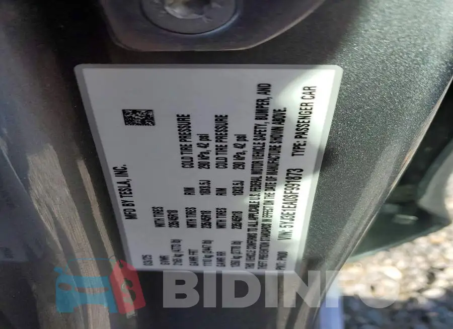 5YJ3E1EA0SF991873 Photo# 12