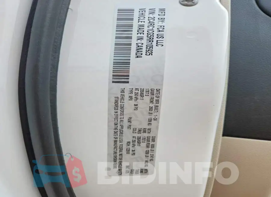 2C4RC1CG5RR105925 Photo# 13
