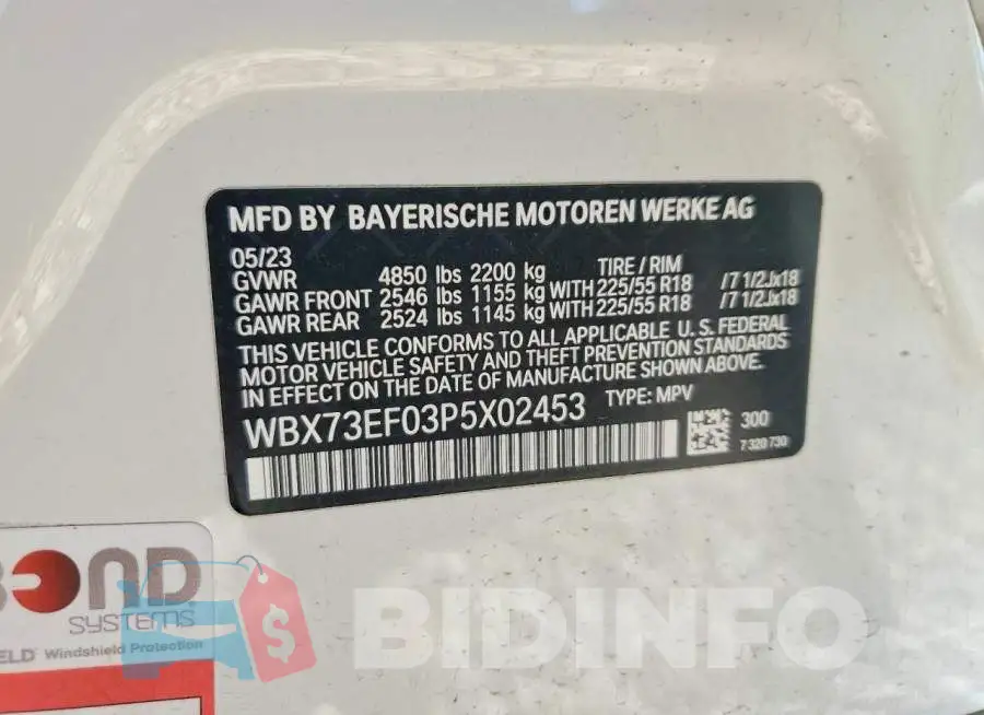 WBX73EF03P5X02453 Photo# 14